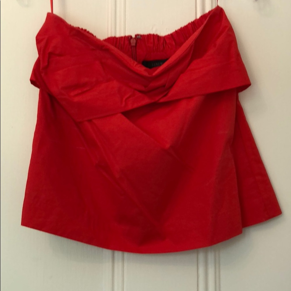 Strapless top